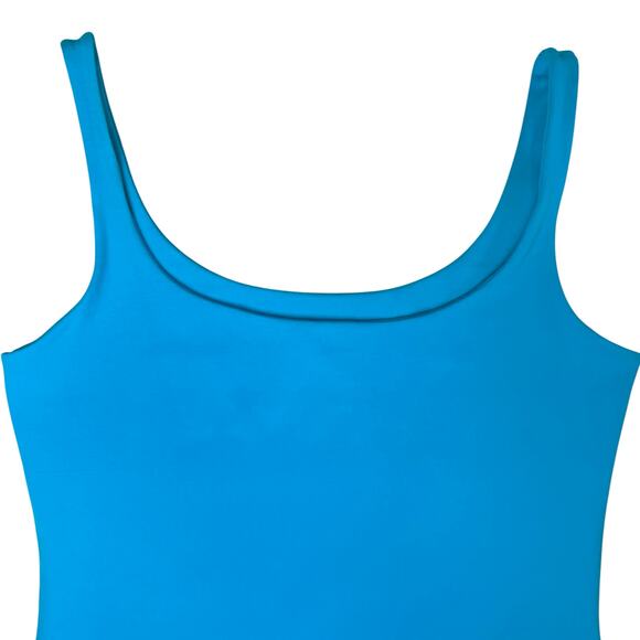 Susana Monaco Color Block Sleeveless Scoop Neck Tank Mini Dress Sz Large - Picture 3 of 8